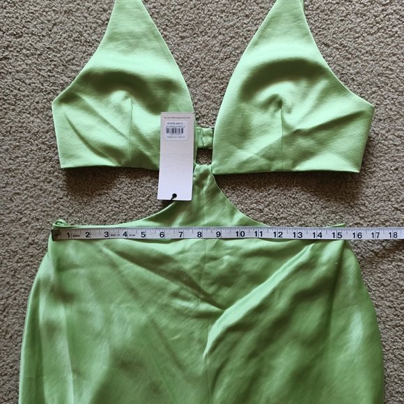 BNWT Bec & Bridge Ciao Bella Maxi Dress - Size 12 Apple Green - Picture 8 of 12